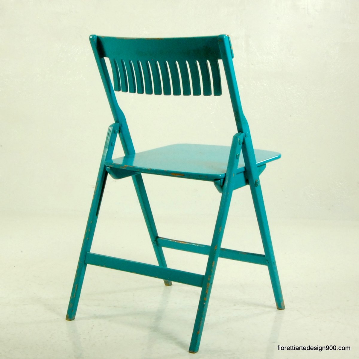 sedia pieghevole design Niko Krali Selettiva Cantù 1957 Kralj folding chair